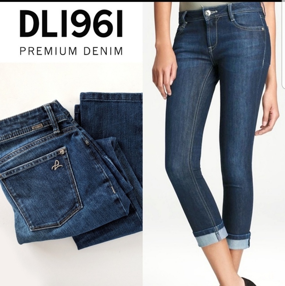 DL1961 Toni high rise cropped jeans
